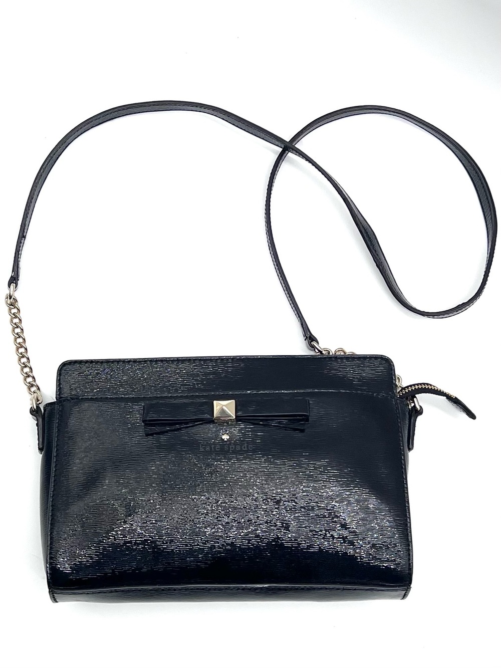 Kate Spade Wellesley Bow Crossbody Black c.2013 MSRP $198 - Picture 15 of 15